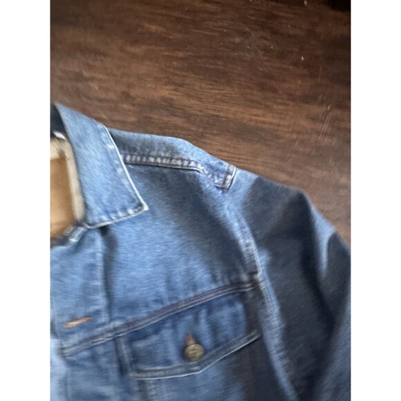 Bon Jour Jacket Men’s Medium Blue Rancher Denim Jean Coat 90s Excellent Clean! - Picture 5 of 10